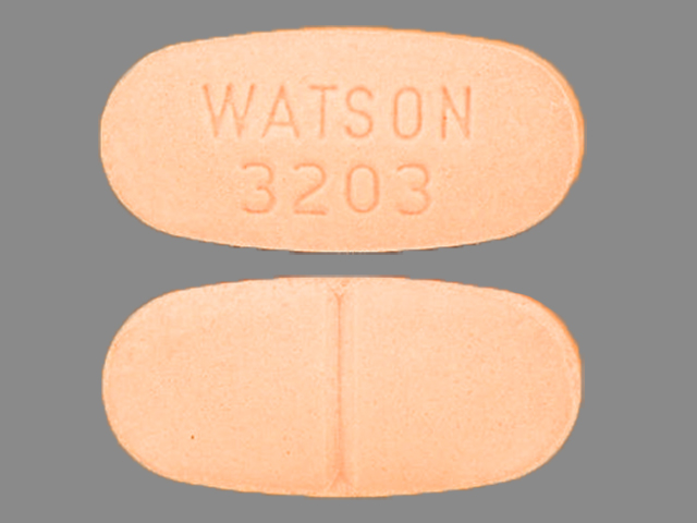 watson 540 white oval pill