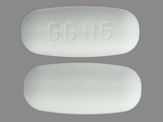 white oval Pill with imprint ggn5 tablet, chewable for treatment of Cholest...