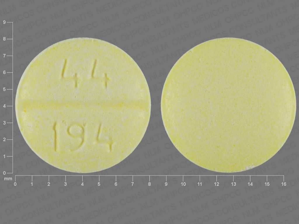 round yellow 44 194 Images ChlorTabs chlorpheniramine maleate NDC
