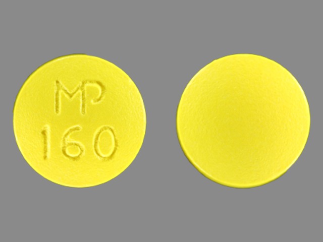 round yellow mp 160 Images - Thioridazine Hydrochloride - thioridazine ...