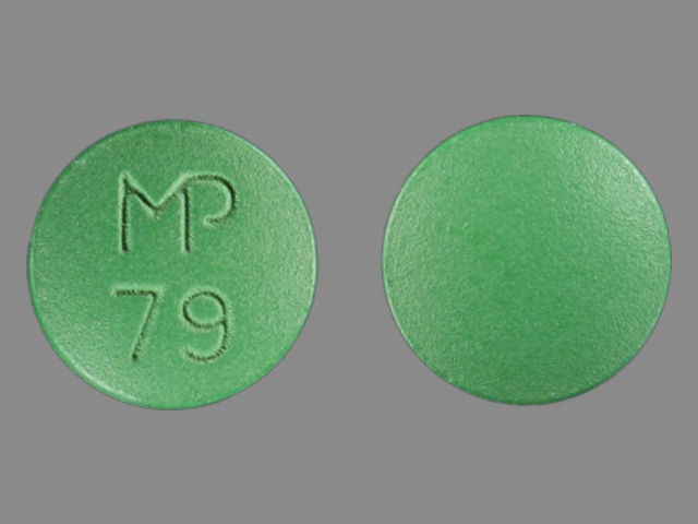 Imipramine Hydrochloride, Green Round Tablet