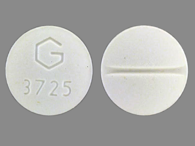 round white g3725 Images - glyburide - NDC ndc