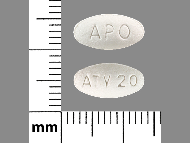 oval white apo atv20 Images - ATORVASTATIN CALCIUM - atorvastatin ...