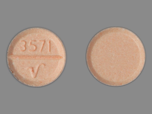 Round Orange 3571 V Images Hydrochlorothiazide Hydrochlorothiazide Ndc 128