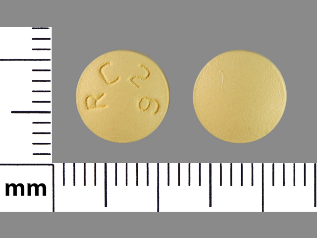 round yellow rc26 Images - Donepezil Hydrochloride ...